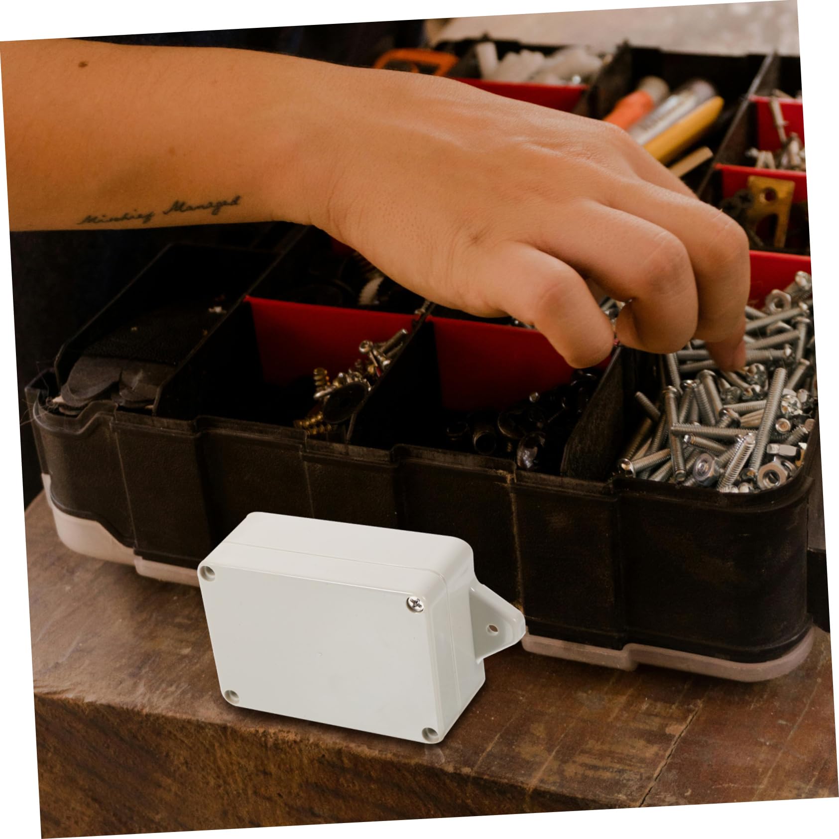 Homoyoyo 10pièces Boîte De Jonction Électronique Étanche De Boîtier Plastique Pour Projets Électriques Extérieurs Résistant Et Pratique Pour Applications Diverses