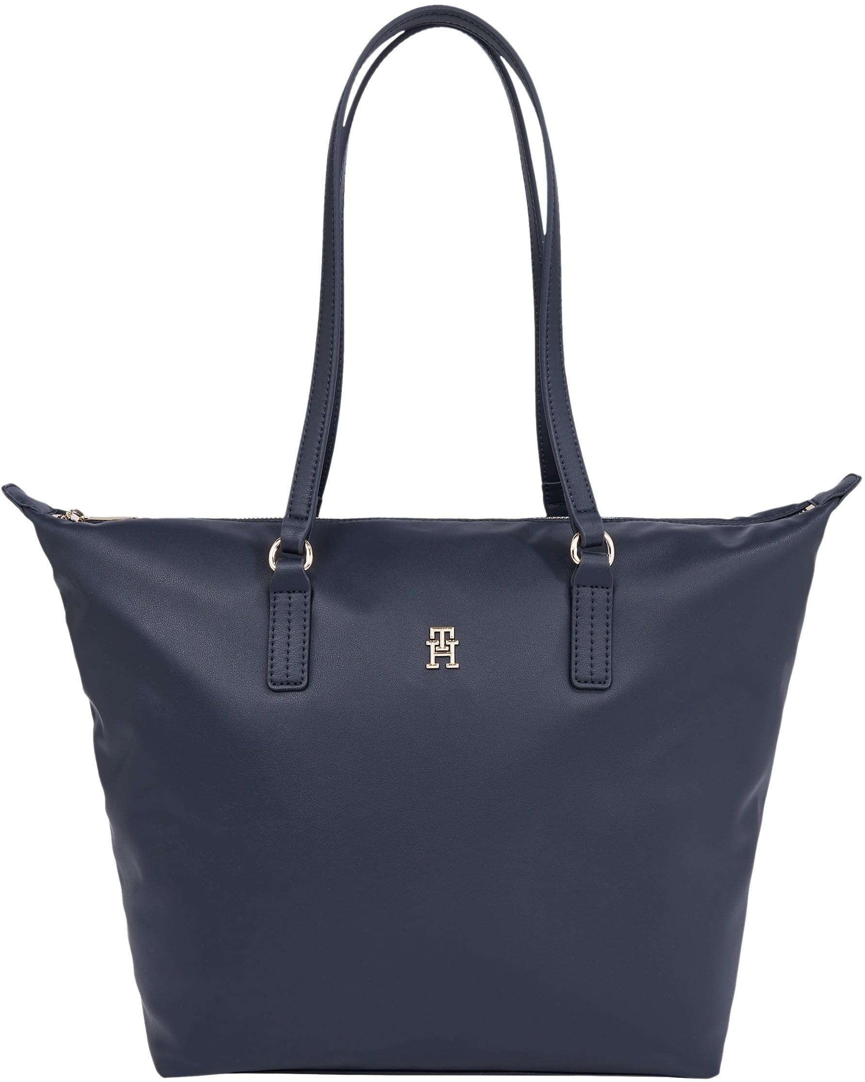 Tommy Hilfiger Bolso Tote Mujer Poppy Reform Tote con Compartimentos, Azul (Space Blue), Talla única