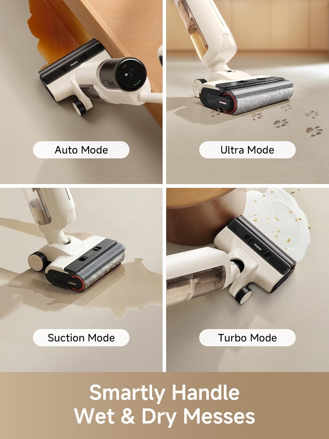 Four Cleaning Modes of the Mova K30