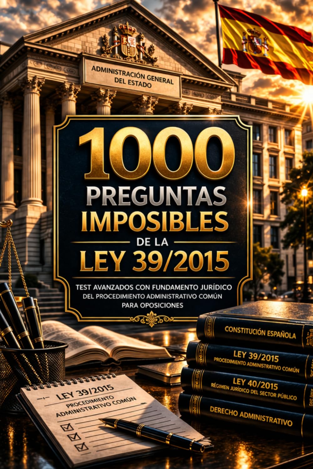 1000 Preguntas Imposibles de la Ley 39/2015: Test avanzados con fundamento jurídico del Procedimiento Administrativo Común para oposiciones