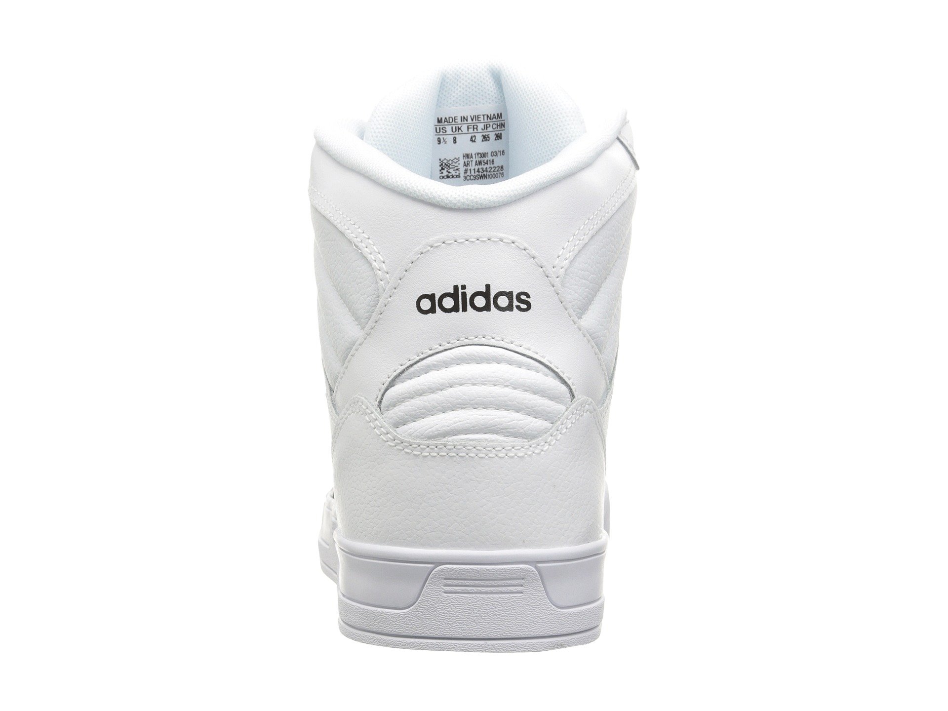adidas raleigh mid white