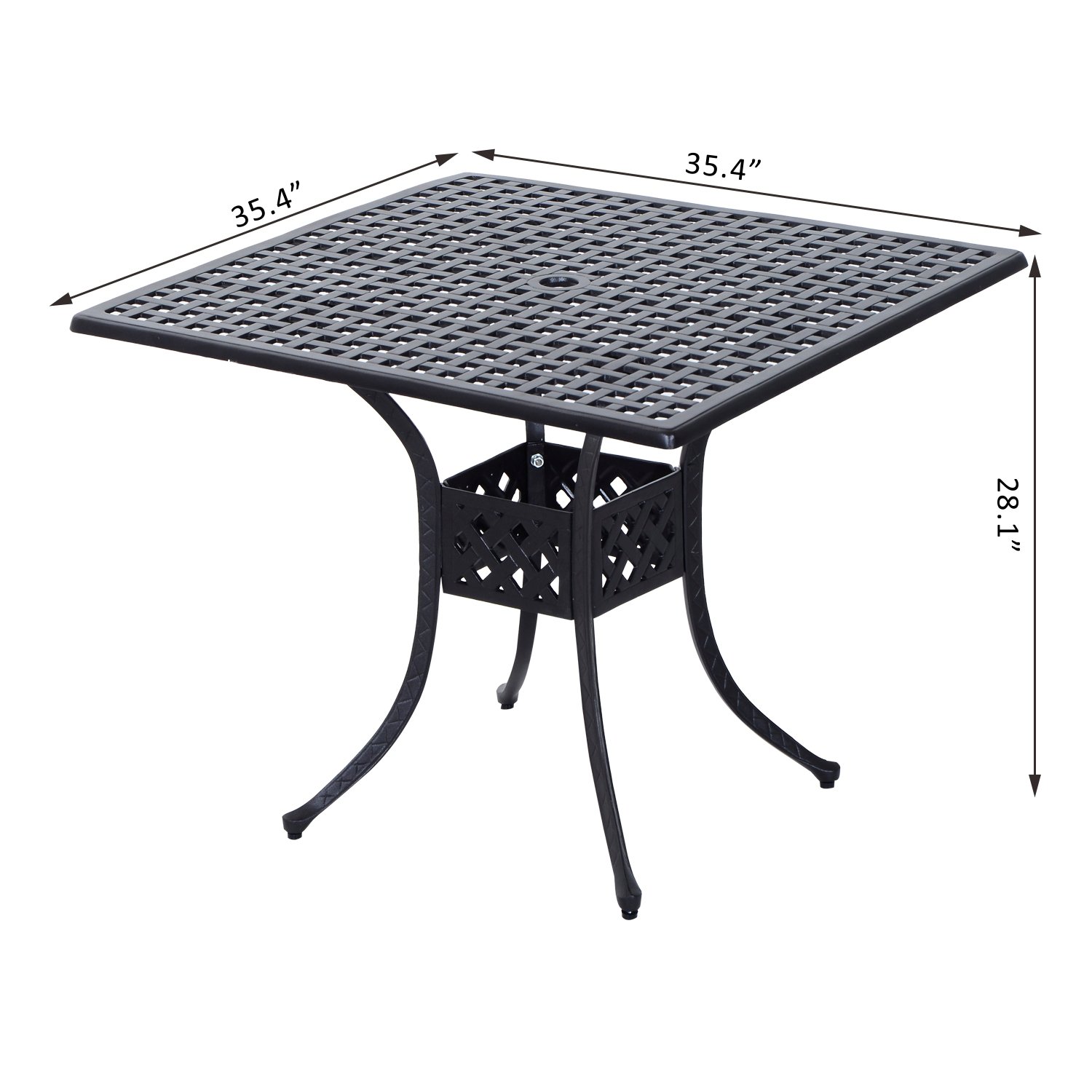 110 lbs patio umbrella base Beefy Heavy Duty Outdoor Umbrella Base 110 Lbs 
