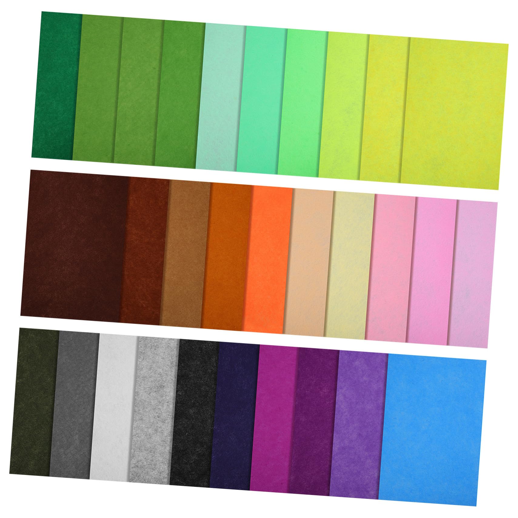 60piezas Tela De Fieltro Para Manualidades Patchwork y Decoración Del De Costura