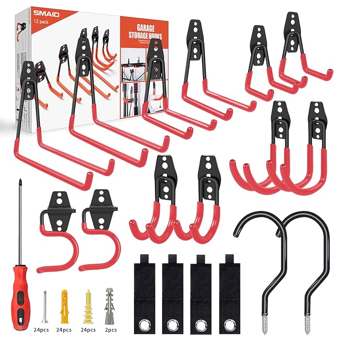 Buy Aoocan 19 Pack Garage Hooks,Steel Garage Storage Utility Double