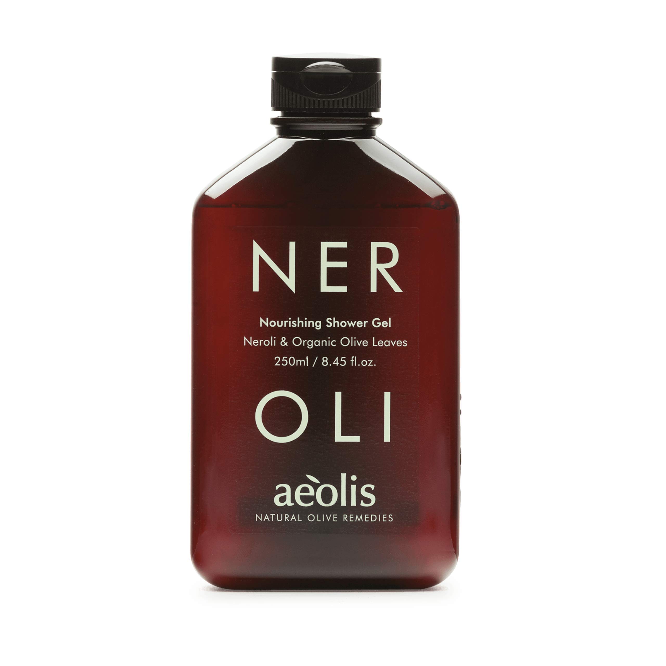 AEOLIS Refreshing Shower Gel with Neroli and Olive Leaves – Greek Olive Oil Shower Gel for Men & Women – Clean Beauty Body Cleanser – Natural Skincare from Greece – Invigorating Body Care 9.12 Fl Oz