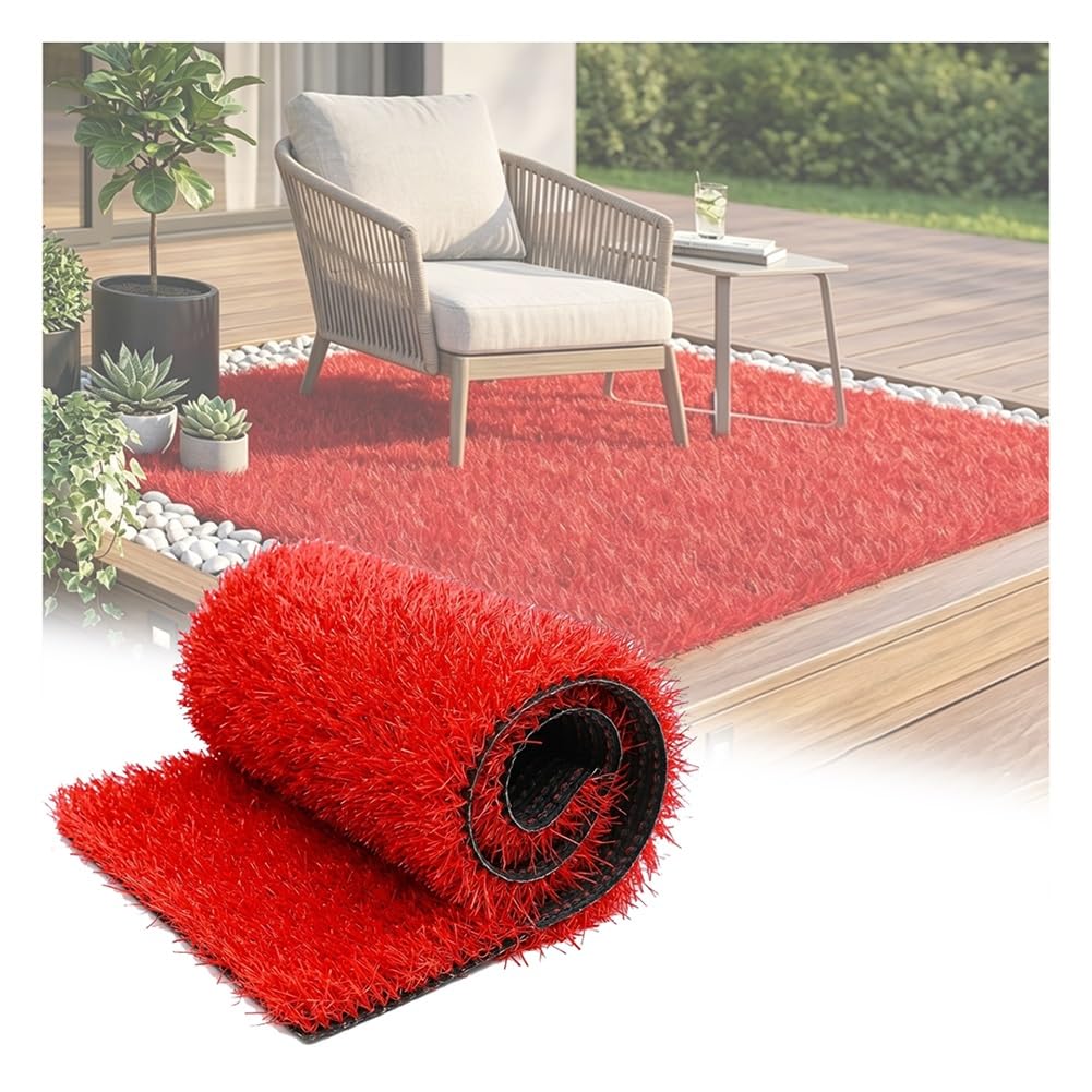 Gazon artificiel 3cm pour remplacer un carrelage de balcon abîmé ou froid