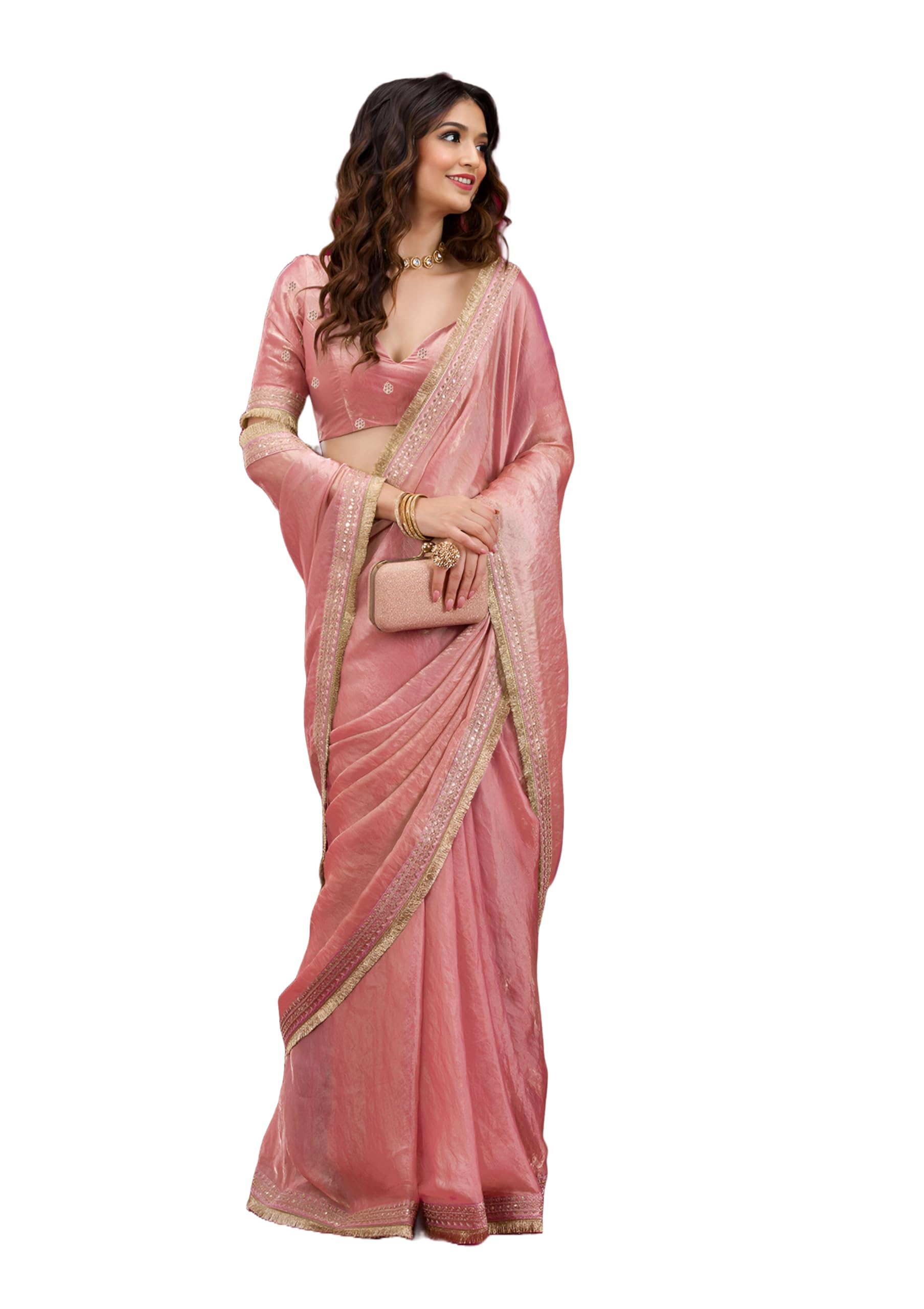 shyamlata Women's crunchy Silk Embroidered Saree With Unstitched Blouse Piece For Wedding-picture-38
