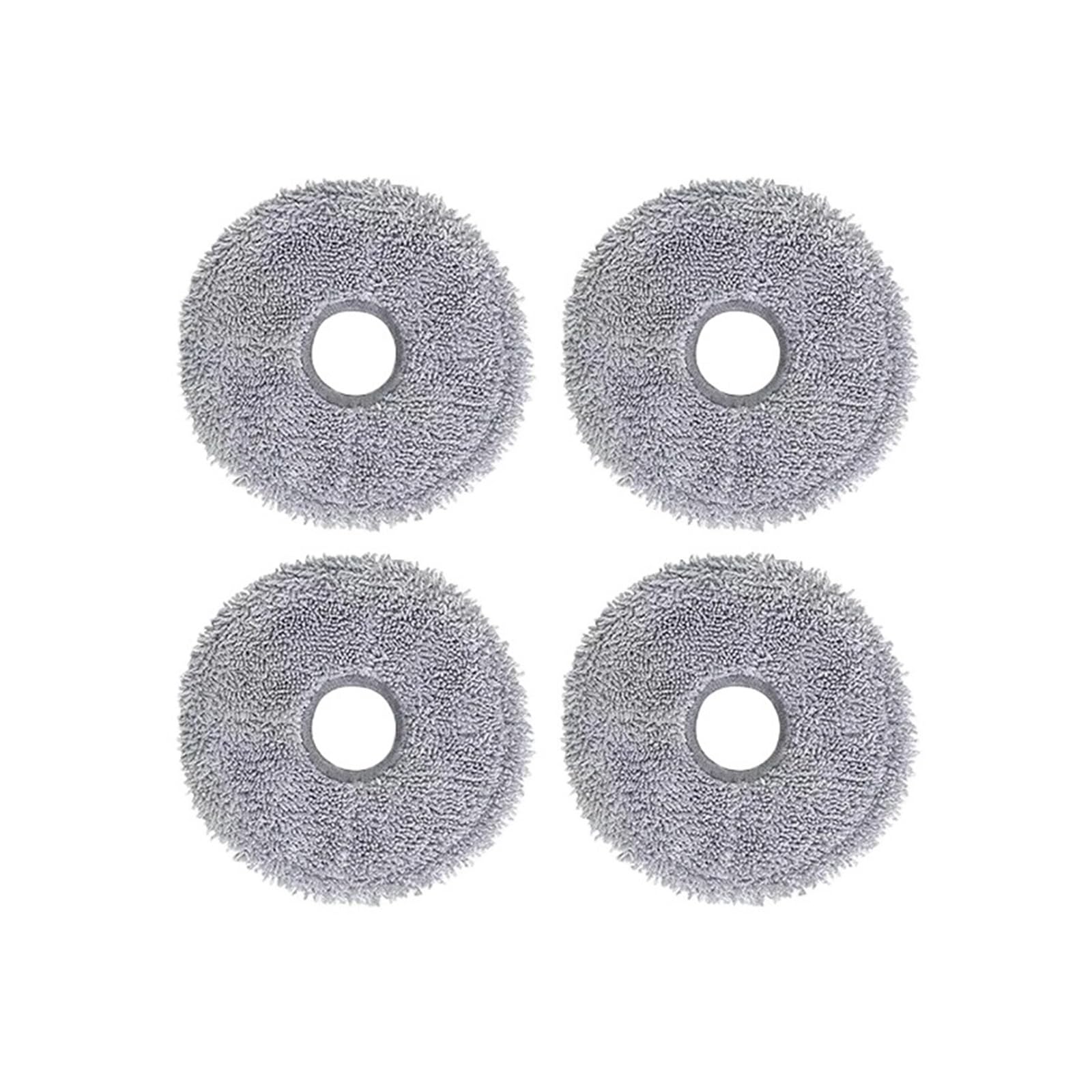 CKBVJQZLXMH Compatible For Xiaomi X20 Max / D109GL / X20 Pro / D102GL，Robot Vacuum Cleaner Spare Parts Mop Cloth Pad(4pcs)