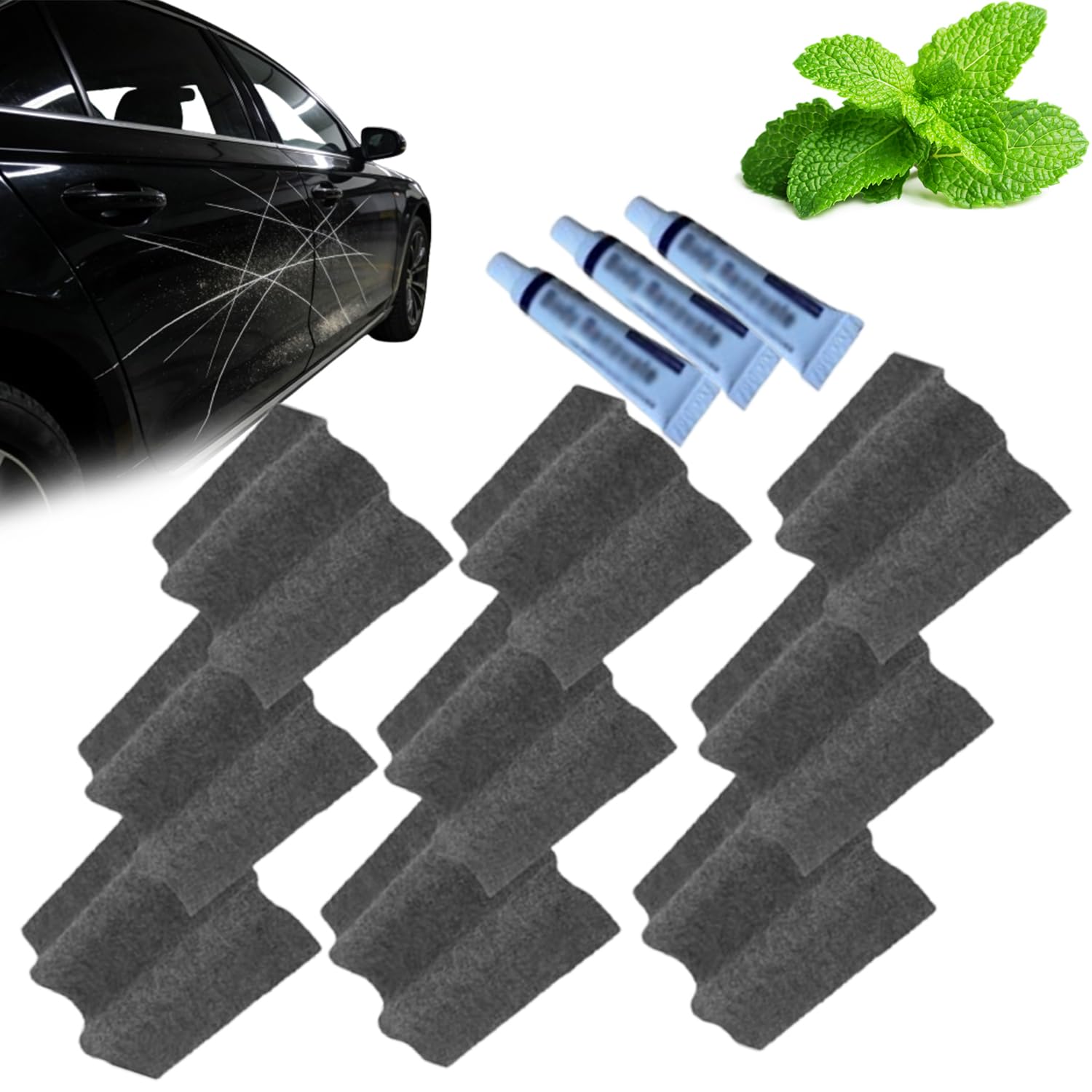 Easthedge 9Pc Scratch Remover,Scratch Removal,Multipurpose Scratches Repair Cloths, The Magic Car Cleaning Cloth For Any Car Scratches (9Pc)