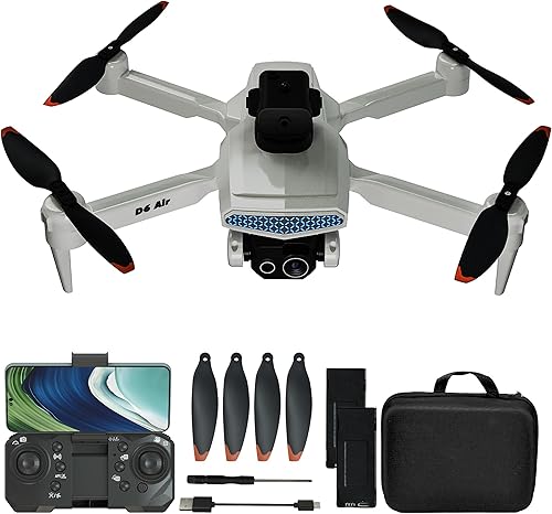 El MINI Drone con doble cámara, Drone plegable y ligero para adultosniños, drones RC con posición de flujo óptico, avivodancia de obstáculos de 360,