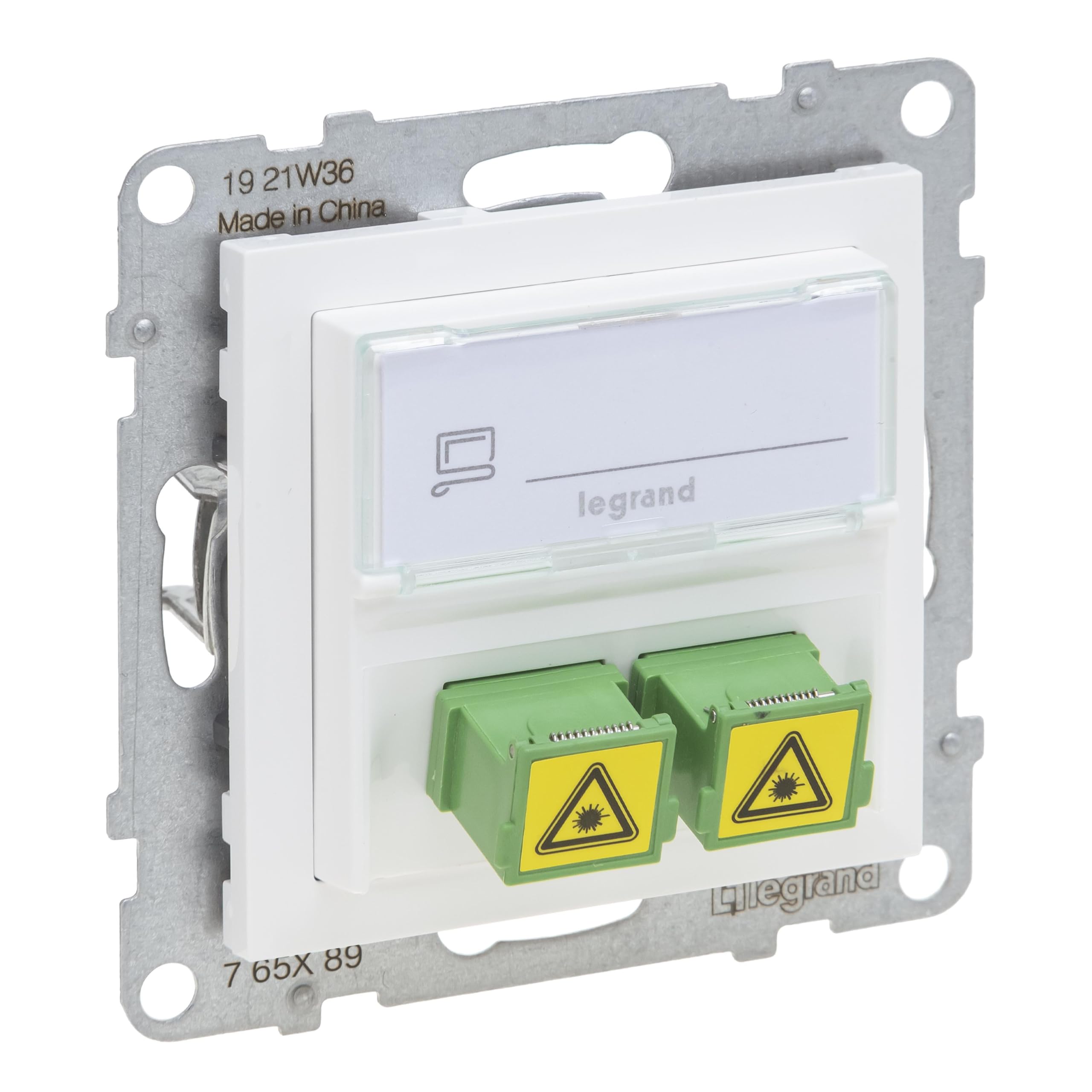 LEGRAND, SEANO SC/APC Monomode Fibre Optique, 2 Câbles à Fibre Optique, Adaptateur Duplex (Color : UltraWhite) 765189