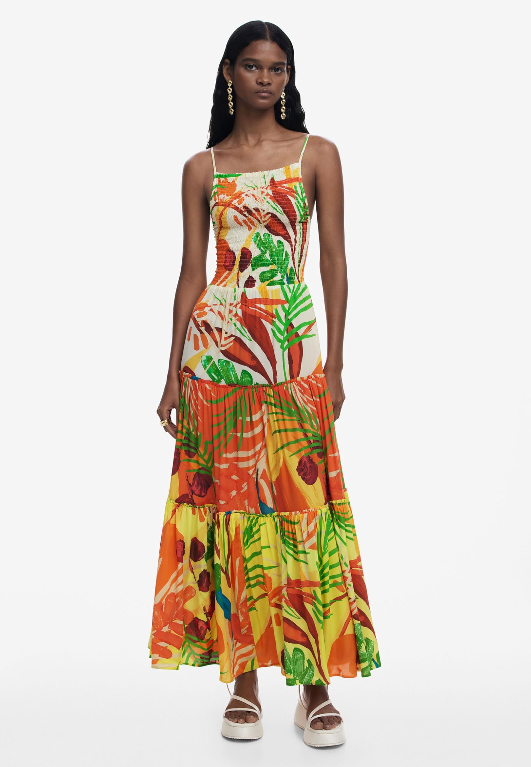 Desigual Swim_Bahamas Patch Swimwear Cover Up Mujer