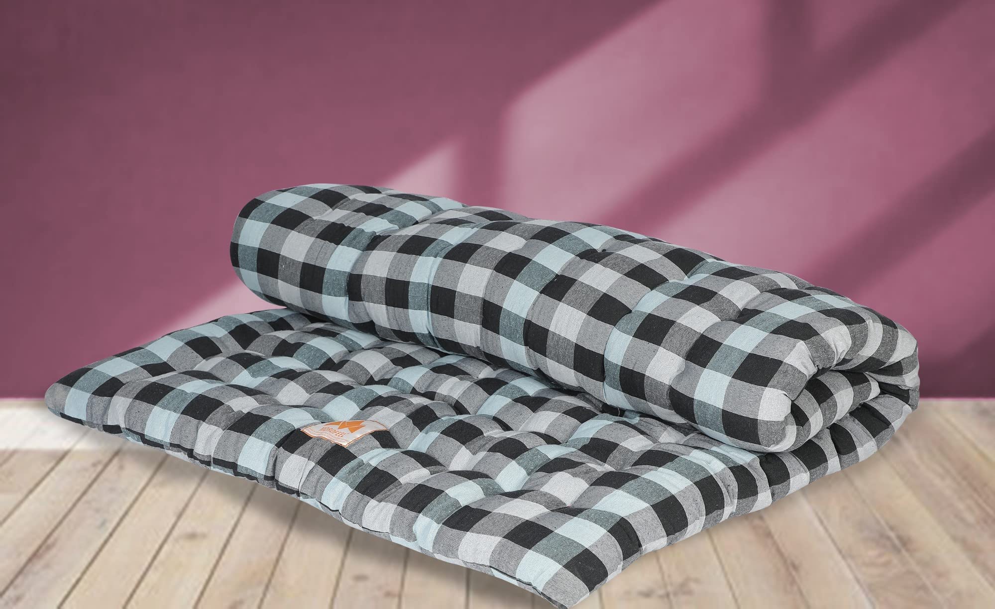 MOROFEEL Soft Cotton Multicolour Mattress Gadda Queen Bed 4x6 Feet Blue Color (B09QG9WP8W) Amazon Price History, Amazon Price Tracker