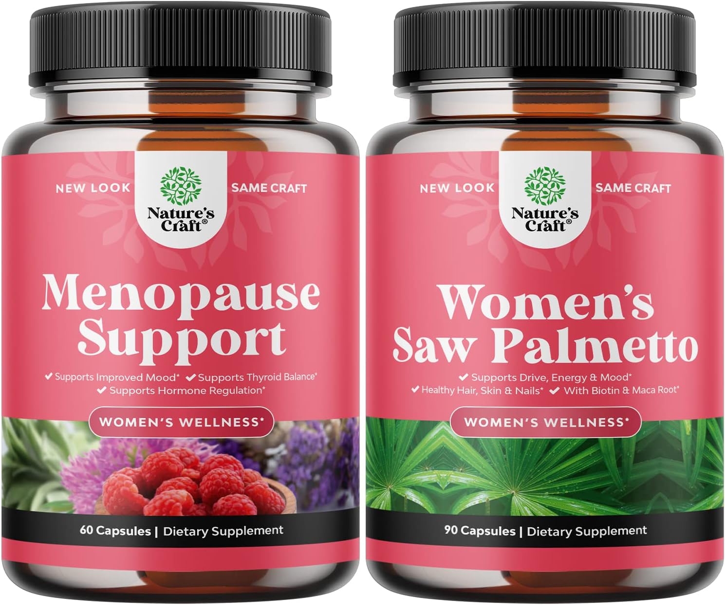 Natures Craft Bundle of Herbal Menopause Supplement and