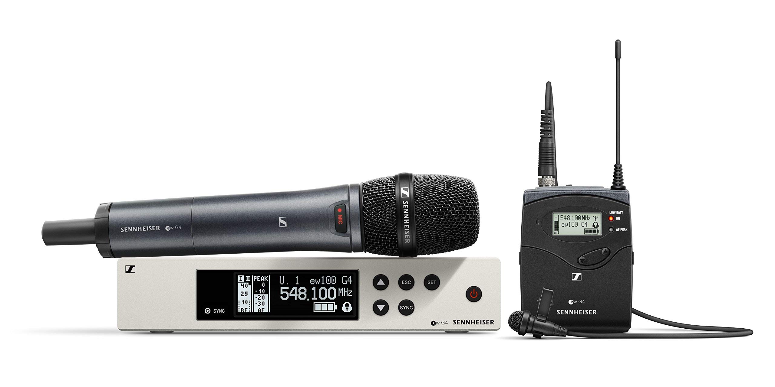 Amazon.com: EW 100 G4-ME2/835-S Combo Handheld and Lavalier
