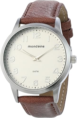 relógio mondaine prata masculino