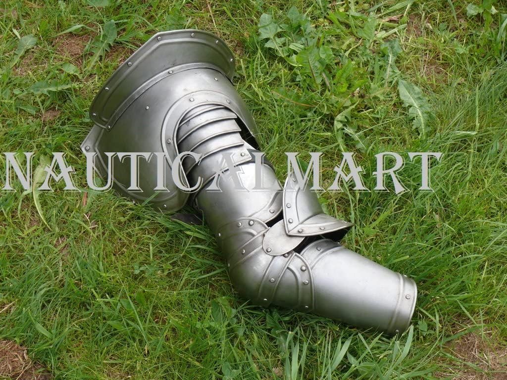 NauticalMart Renaissance Armor Knight Arms Armor Set LARP Silver