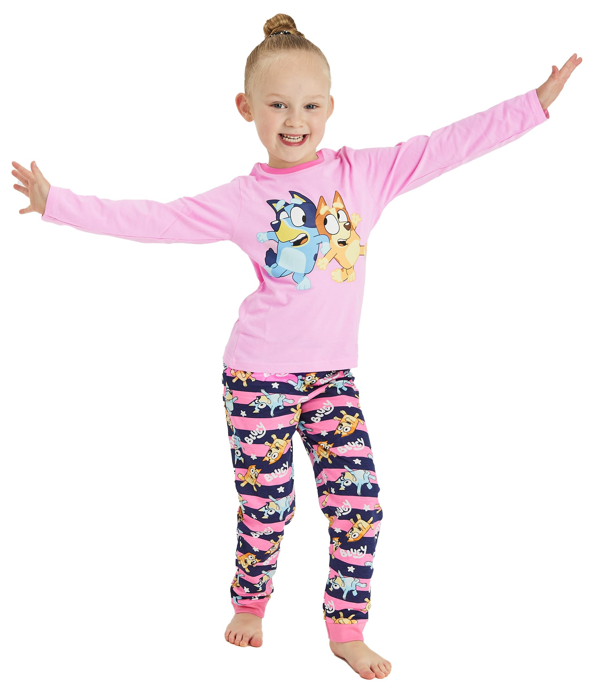 Girls Bluey Pyjamas Bingo Character Nightwear (Bluey and Bingo, 18-24 Months)