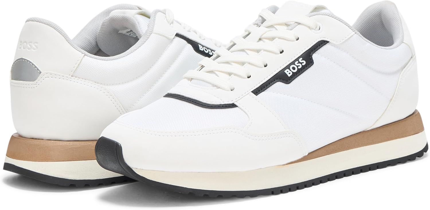 BOSS Men's Kai Retro Low Profile Sneakers - Image 3