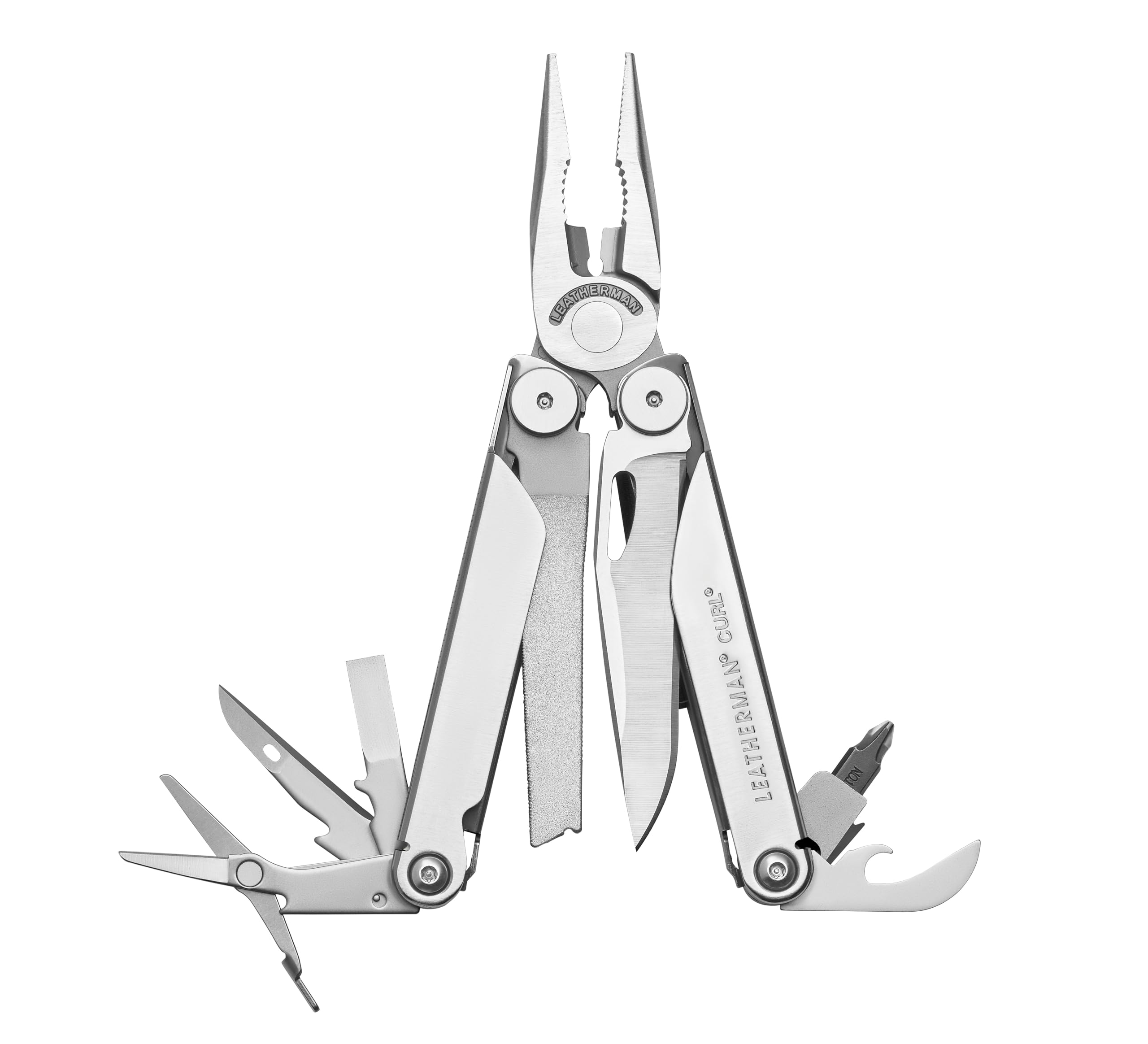 Curl Multitool, Stainless Steel Everyday Tool with Nylon Sheath Cover