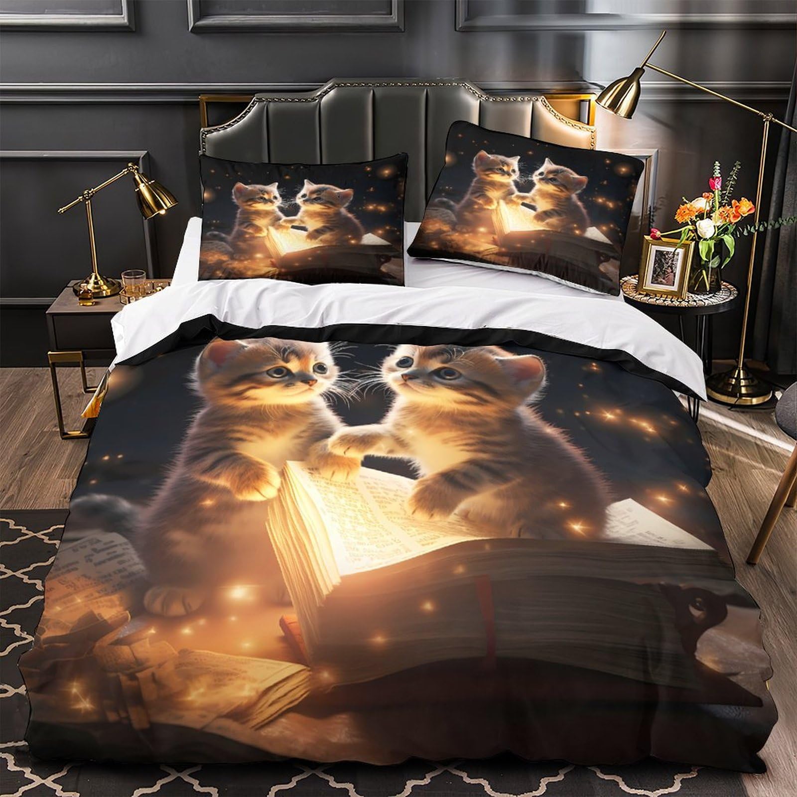 Parure de lit teckel imprimé 3D pour une chambre d'ado cocooning