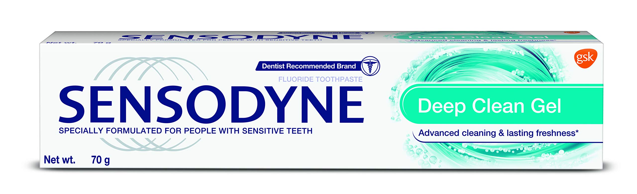 sensodyne sensitive toothpaste - deep clean, 70g