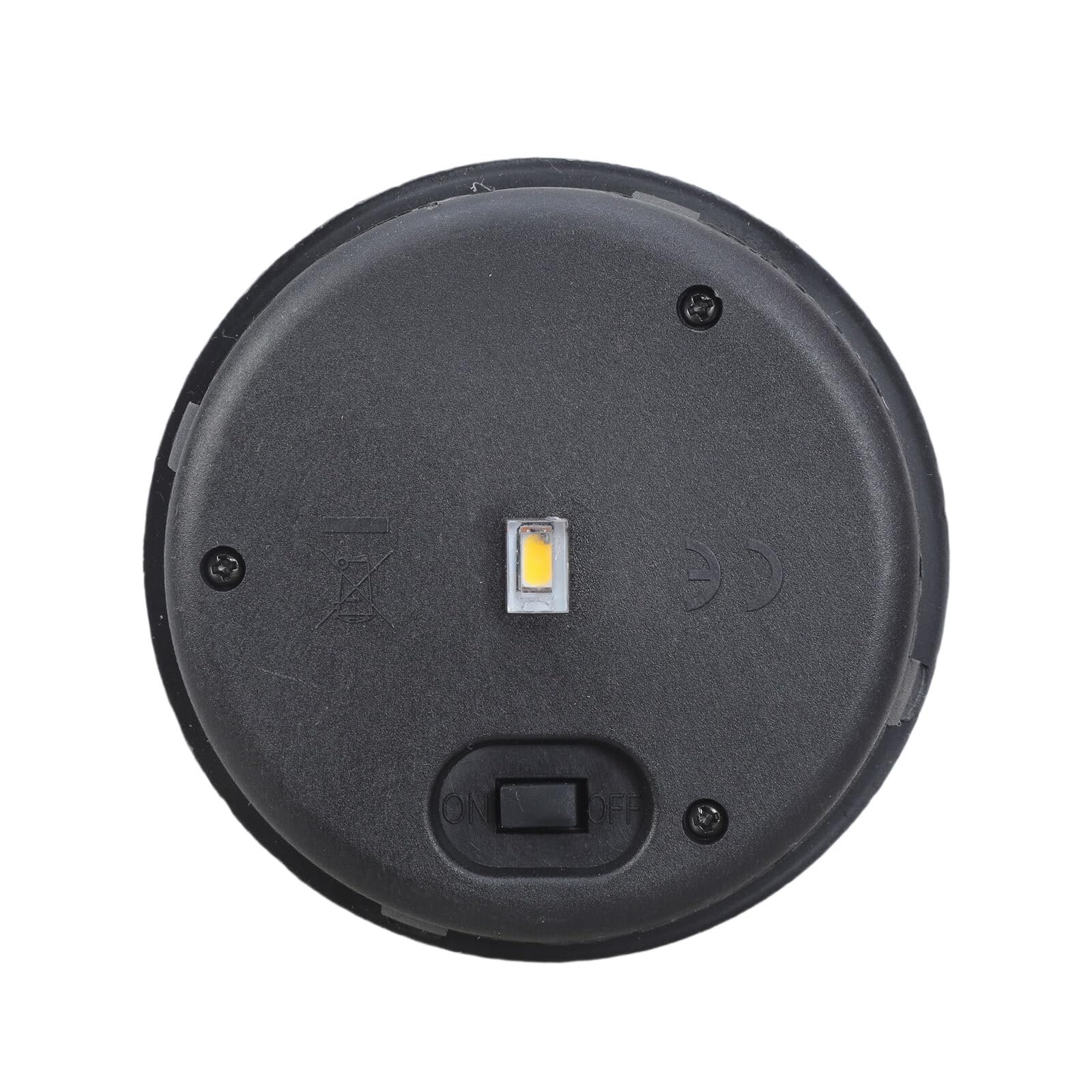 Kelisdi 8Cm Battery Box 2Pieces Solar Light Replacement Head Led Illuminations Automatic Charging Function For Outdoor Garden Decorative Light Waterproof Solar Lamp Covers