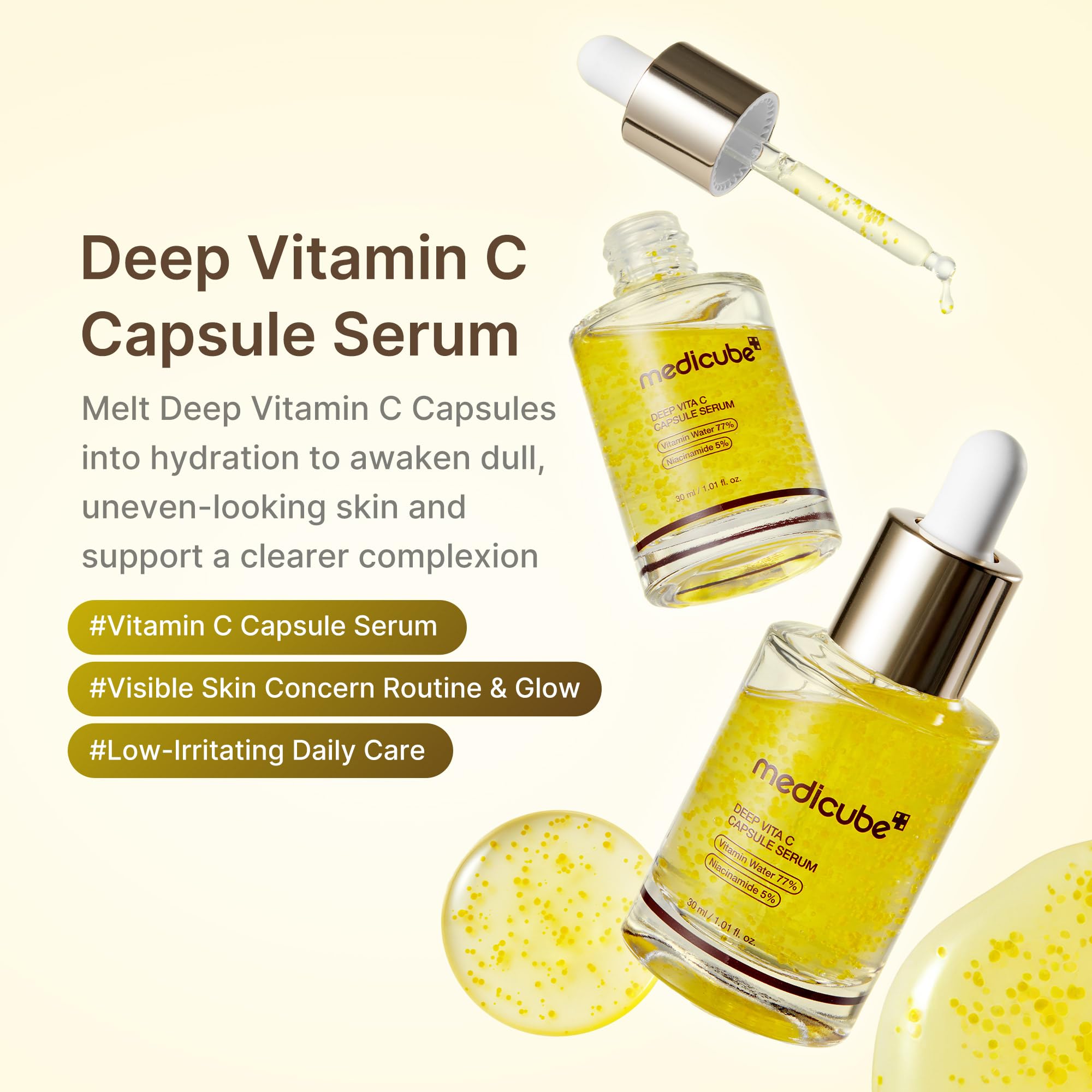 Amazon.com: medicube Deep Vitamin C Capsule Serum | Hydrating