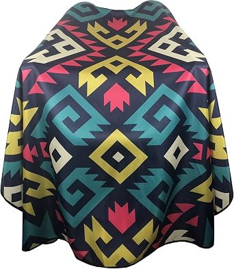 Barber Capes for Men, Hair Cutting Cape with Snap Closure, Professional Salon Cape, Large Waterproof Hairdressing Cape for Hairstylist- 63" x 56" Multicolor, S991
