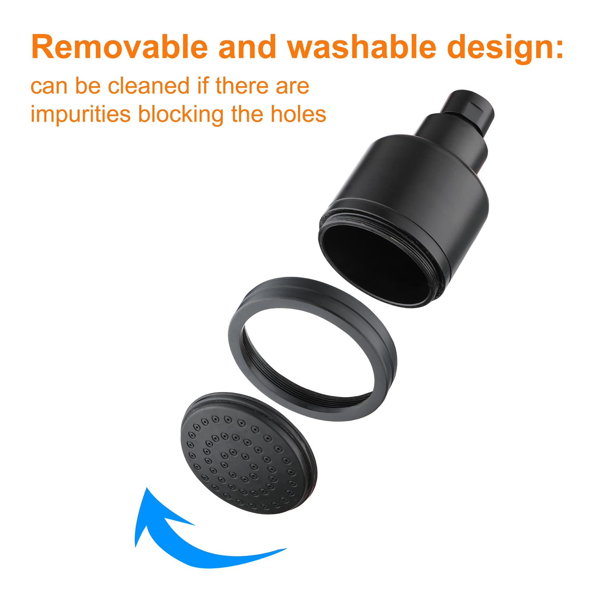 Set Doccia, Sistema Doccia a Incasso, Accessori Doccia, Miscelatore Doccia, Kit di Finitura Doccia monofunzione, rubinetti per Vasca con bilanciamento della Pressione e soffione a