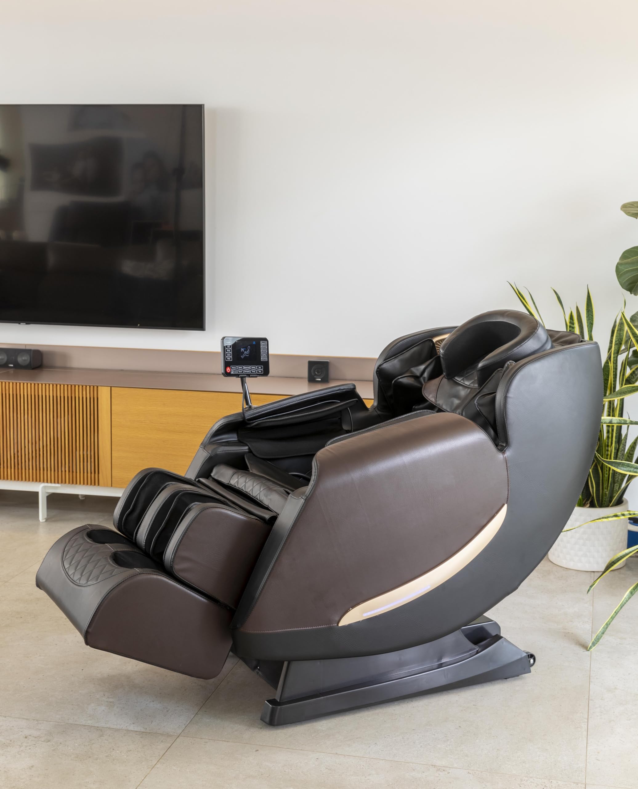 DUPI Sillón de Masaje Eléctrico | Gravedad Cero 3 Niveles | Bluetooth Música | Presoterapia y Calor | Control Digital | Sillón Relax Reclinable, Polipiel, Metal
