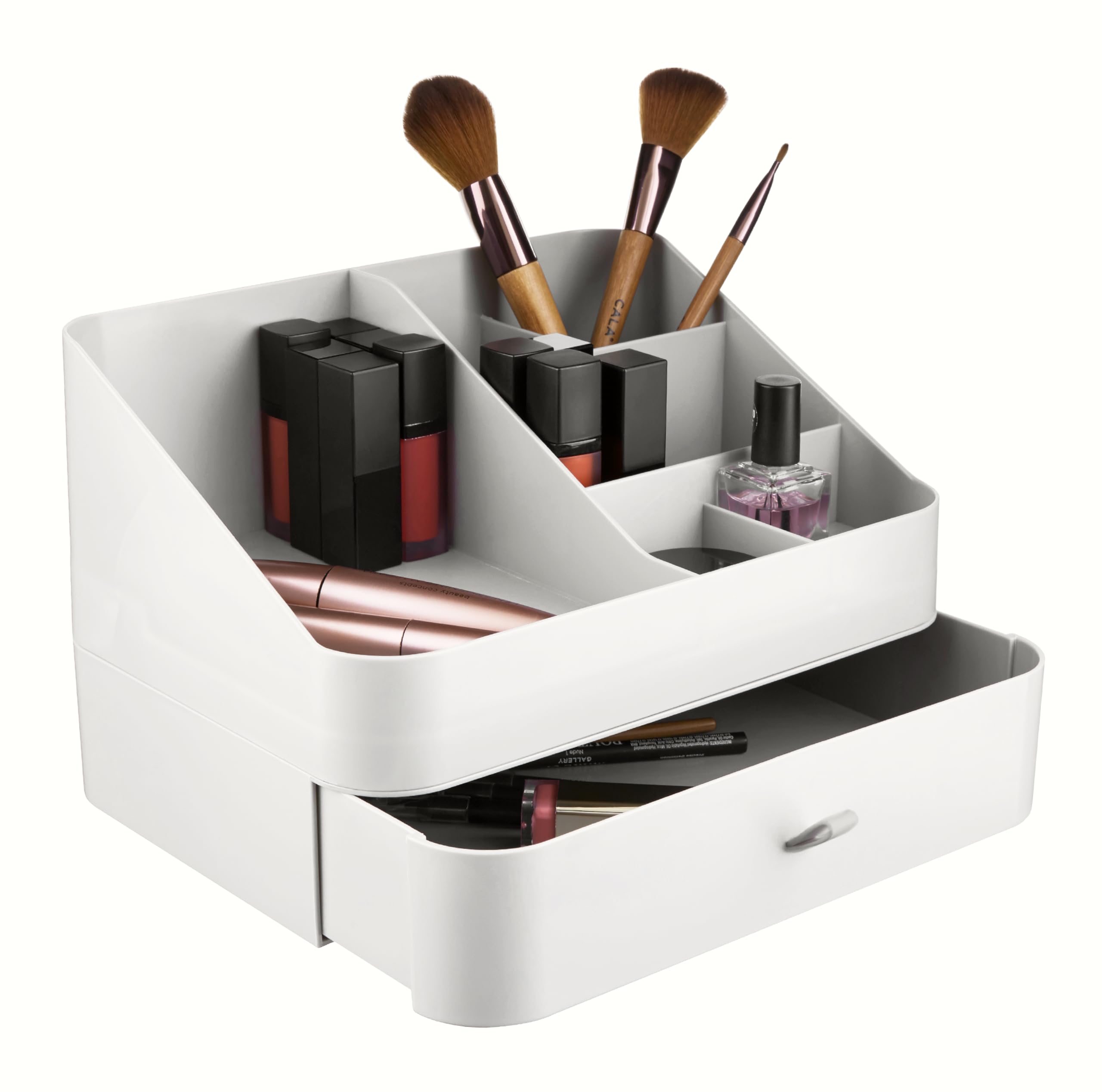 Orsina Ample Storage Six Compartment Cosmetics OrganiserElegant Makeup OrganiserVersatile Makeup Organizer from B&Q