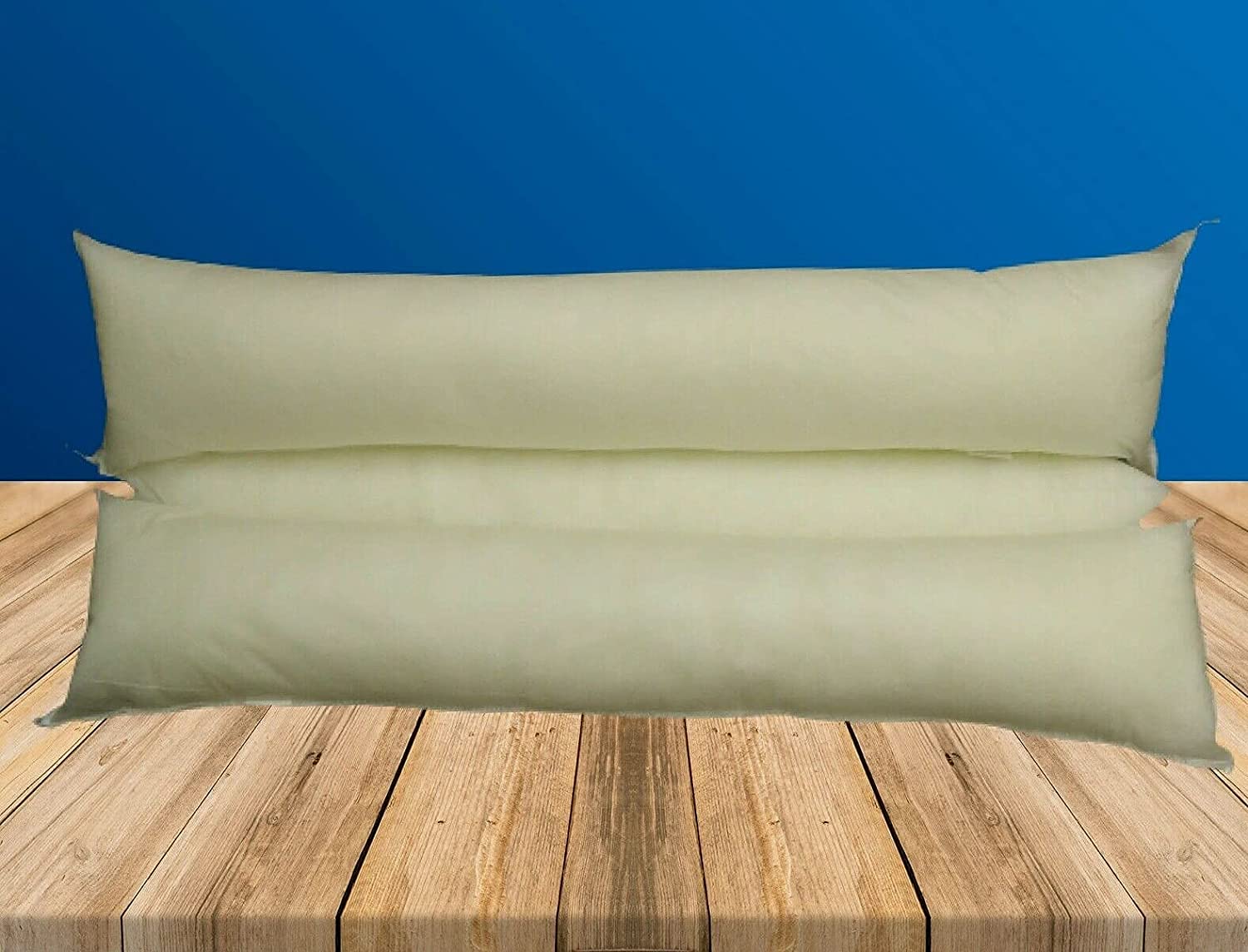 Arlinens White Draught Excluder Hollow Fibre Filled Draught Stopper Cushion Bottom Of Door-Window Draft Guard-Energy Saver In 9”X 37” (Pack Of 6)