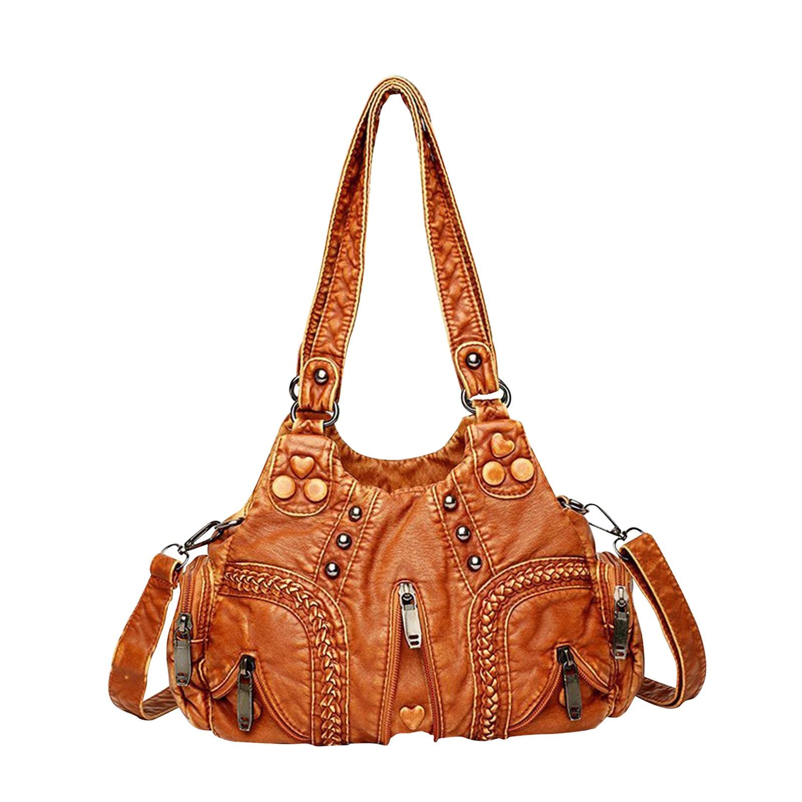 Vintage Shoulder Bag Multipurpose Presents Handbag for Traveling Women Girls Brown|Clothing, Shoes & Accessories | Womens Handbags & Bags-image-0