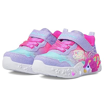 SKECHERS KIDS Unicorn Dreams Lil Stellar (Toddler) Girls Shoes Lavendar/Hot Pink