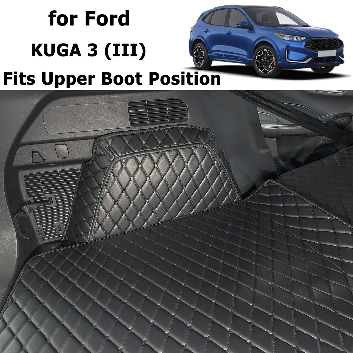 Kofferraumwanne für Ford KUGA 3 (III) 2019-2026 (obere Ladeboden) | Kofferraummatte kofferraum schutzmatte