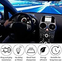 Vista 6 de 12 unidades de bombillas LED T5, 74 73 37 2721 bombilla de luz de cluster de instrumentos, bombilla LED de tablero de 12 voltios, brillante, libre