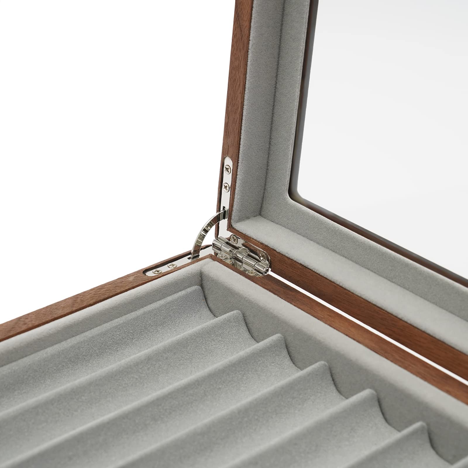 Astuccio a 34 scomparti, portapenne, 3 ripiani, contenitore multiuso, portapenne, in legno, per camera da letto, studio, soggiorno