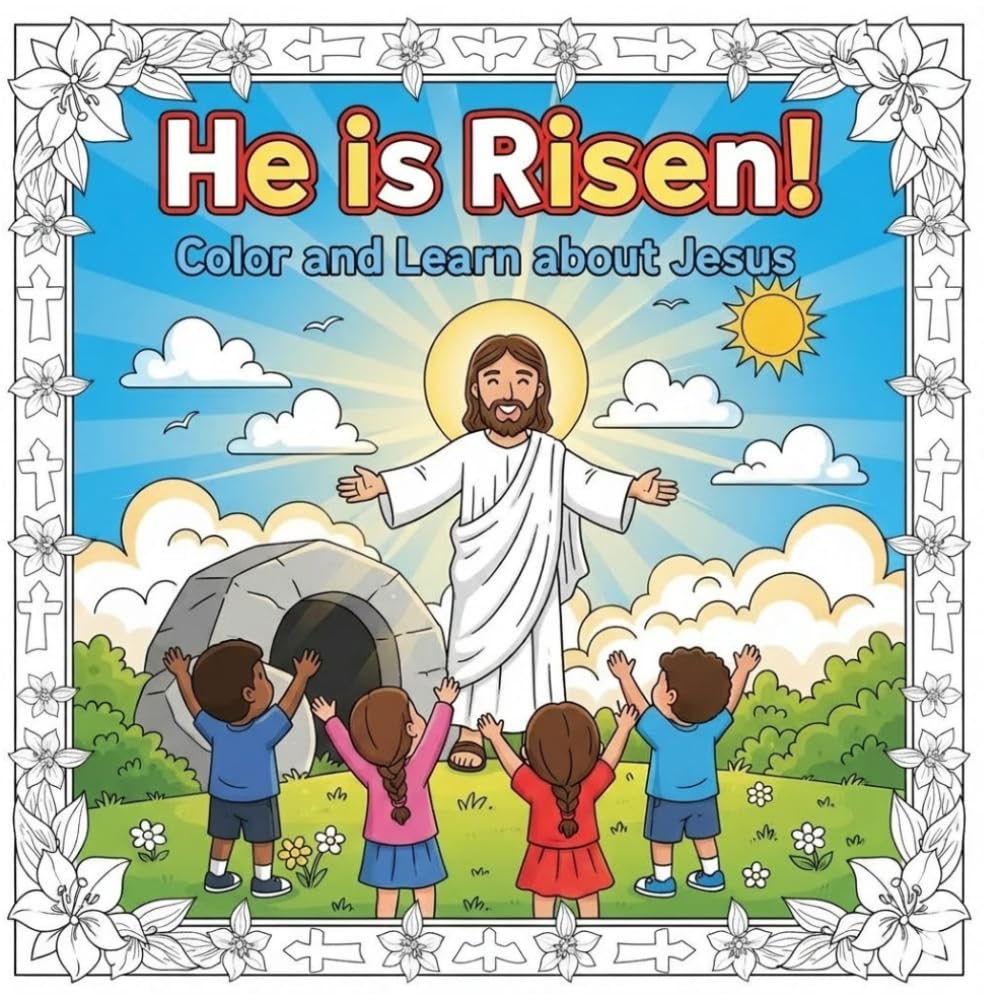 He Is Risen!: Color and Learn about Jesus