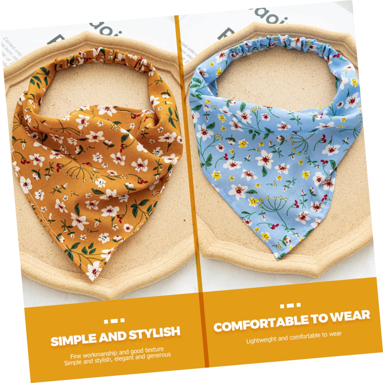 FRCOLOR 30stücke Elastische Haarbandanas Mit Blumenmuster Weiche Kopf Und Haarschals Für Damen Für Make-up Spa Sport Oder Schlaf Verschiedenen Farben