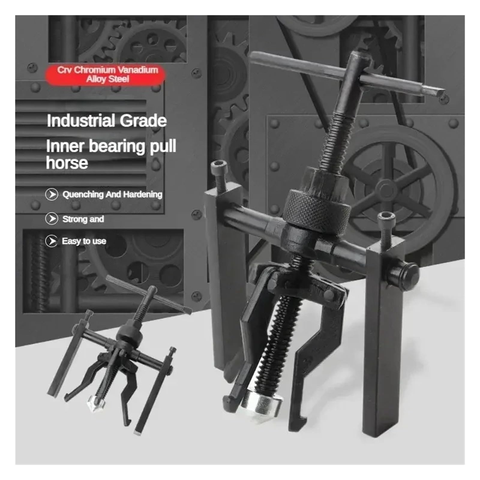 Kit de extractor cojinetes 3 mandíbulas, herramientas universales martillo deslizante for reparación automóviles y camiones