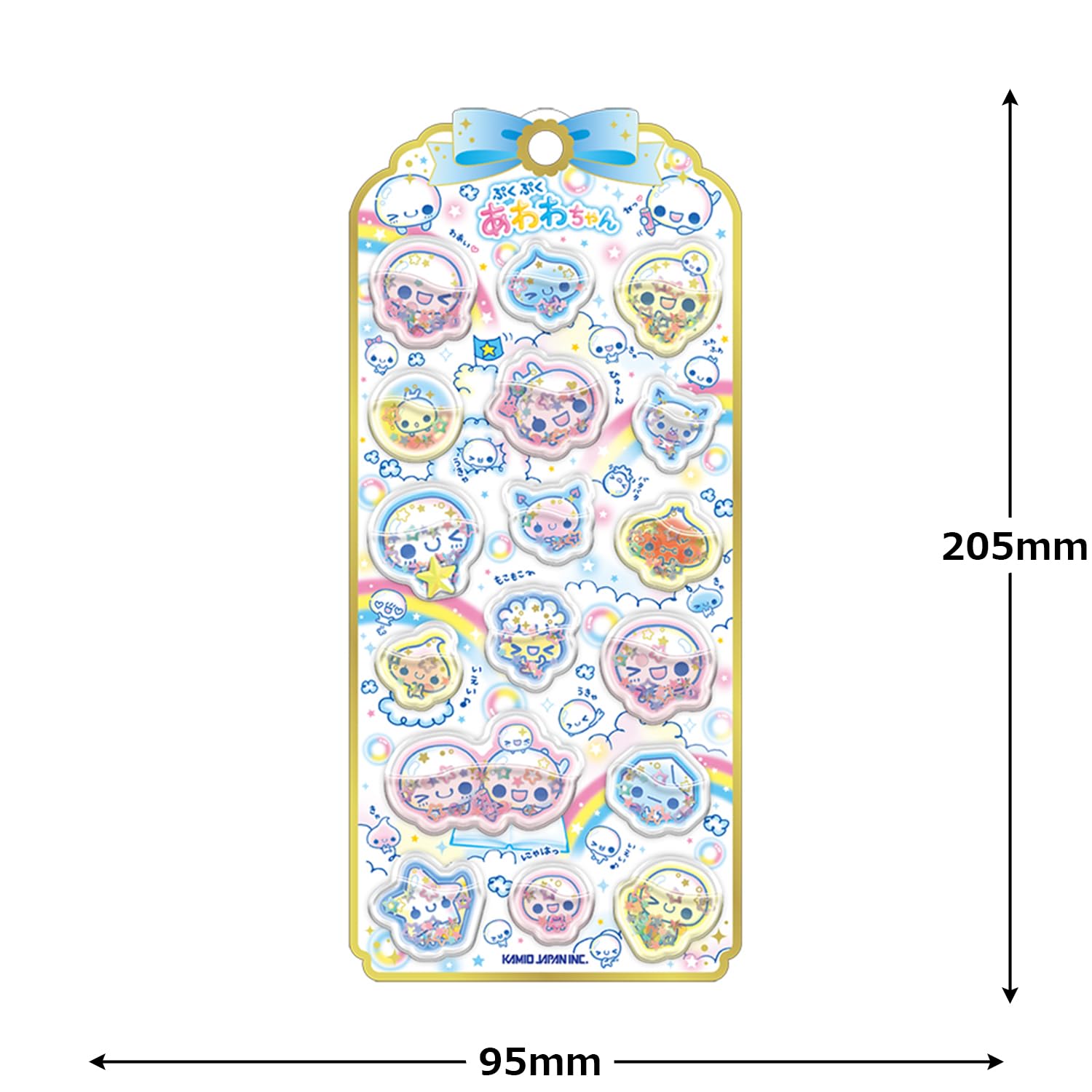 Amazon.co.jp: カミオジャパン ステッカー あわわちゃんウォーターイン