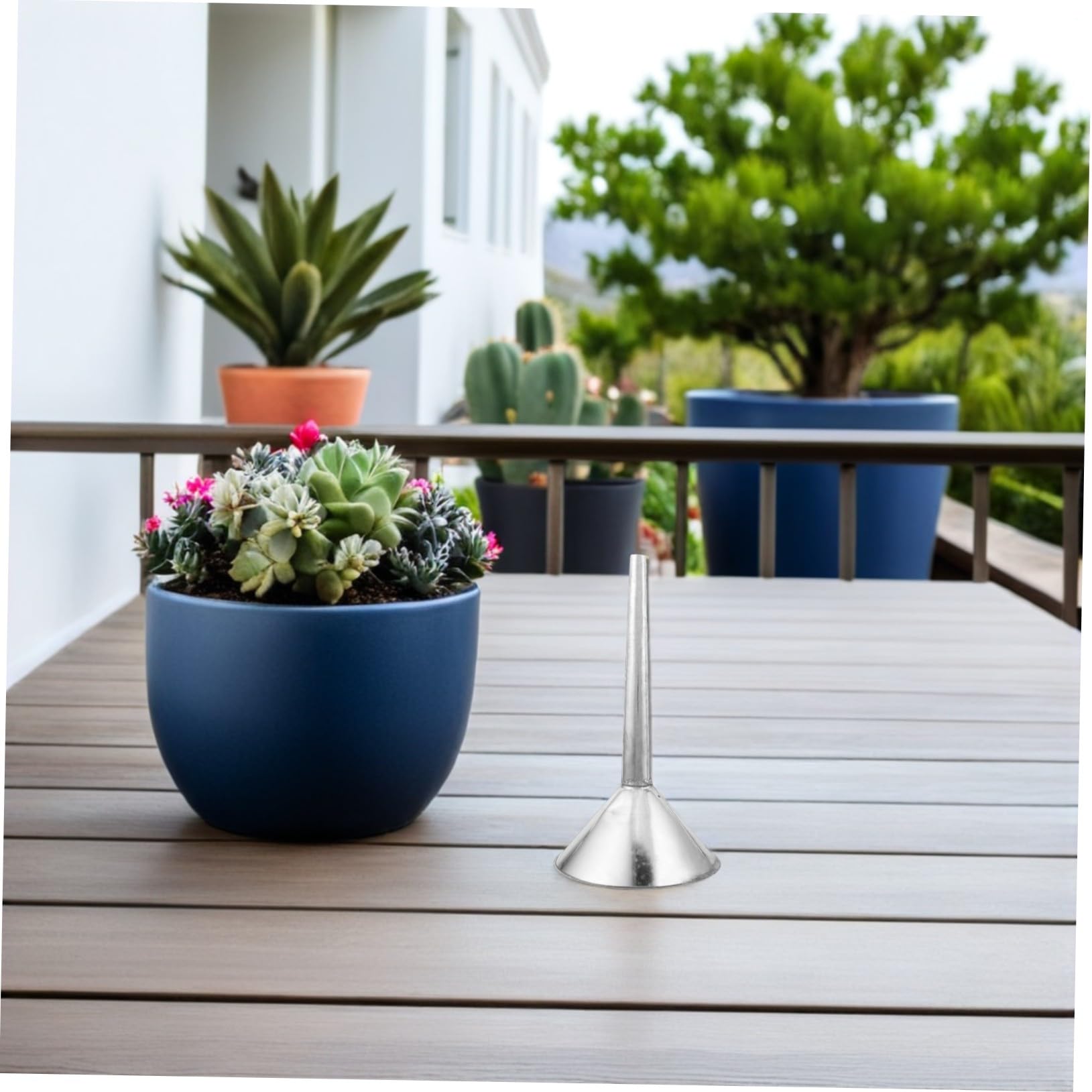 Ugello da Irrigazione da Giardino in Acciaio Inox Argento | Testina con Stelo, Ricambio per Tubo Flessibile, Uso in Campo e Sistemi Agricoli