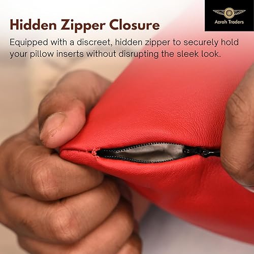 Miniatura 10 de Funda de almohada de piel de cordero  Funda de cojín para sofá, fundas decorativas para sala de estar y dormitorio, 20 x 20 pulgadas  Mango Tan