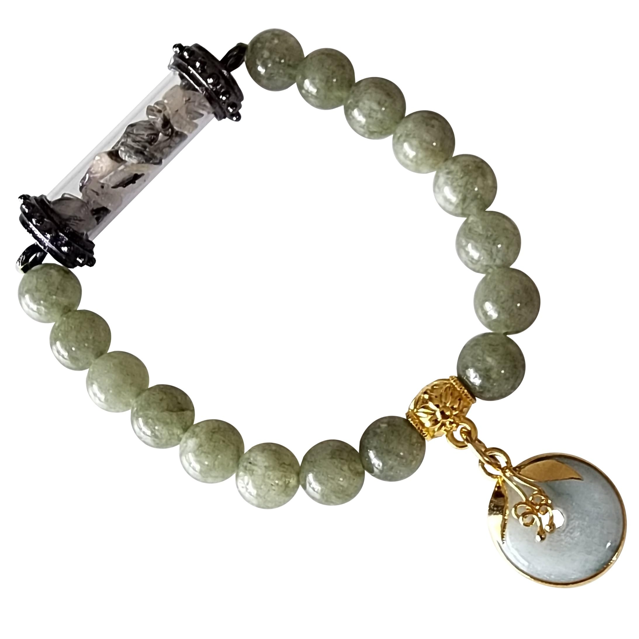 Heavens TvczJade Bracelet for Women Good Luck Real Jewelry Ornaments Gem for Powerful Donut and Coin Donut Lucky Gem Prosperity Luck Success, Ropes Inner Length 6.25 inches /15.87cm., red stones bead