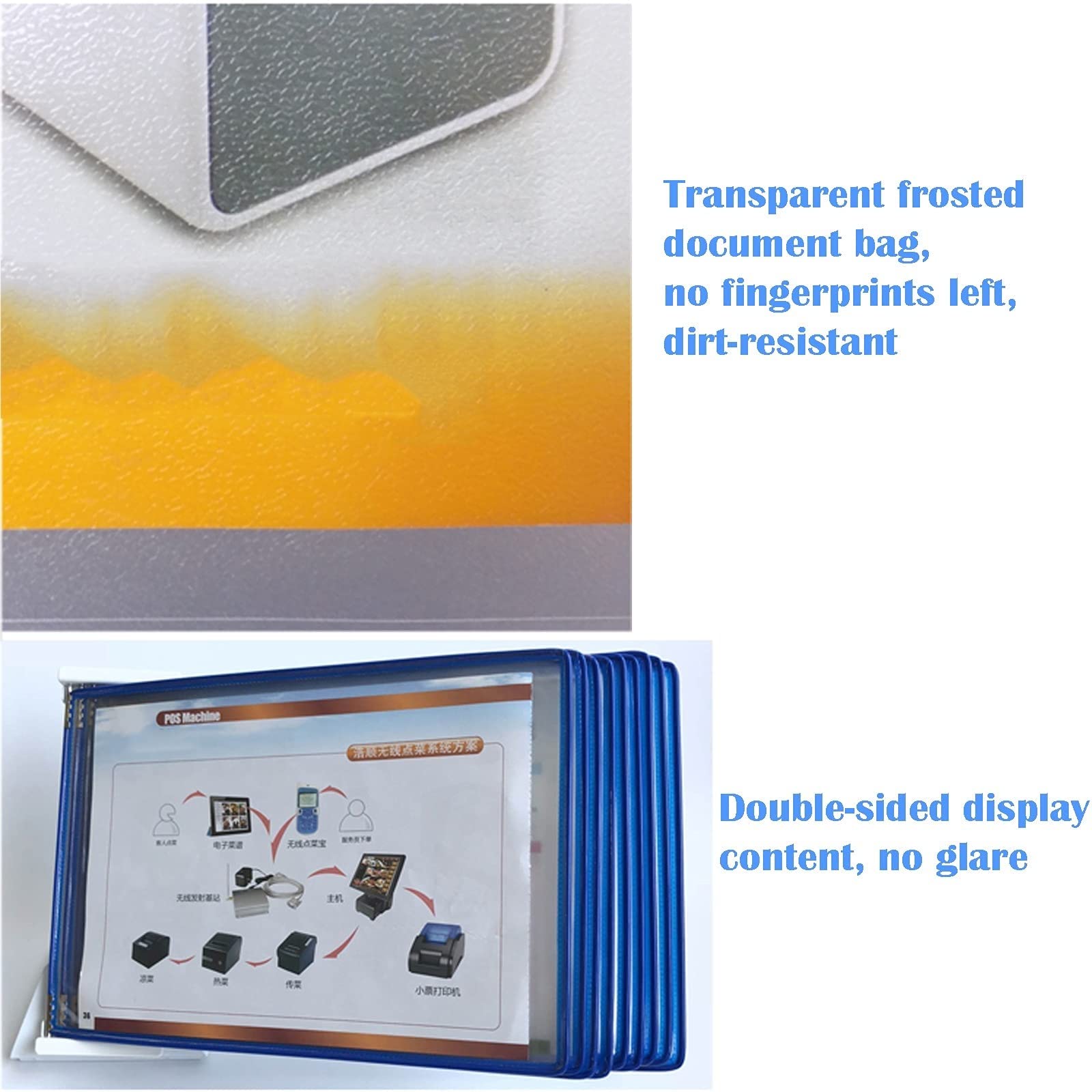 Carpeta de exhibición con tapa PVC + metal