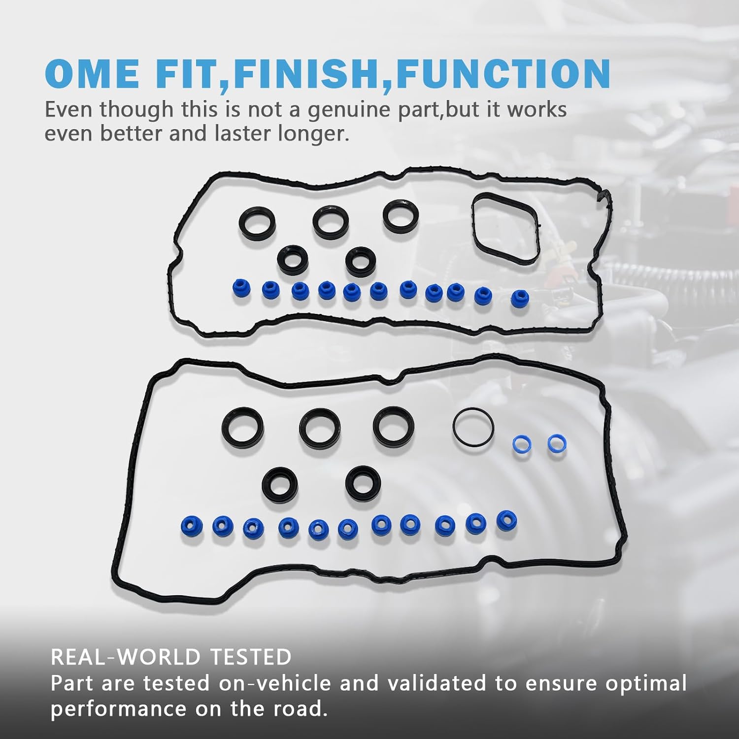 Engine Valve Cover Gasket Set Compatible with Ford F150 Transit 150 250 350 Expedition Replacement for Lincoln Navigator V6 3.5L 2013 2014 2015 2016 2017 2018 2019 2020 Replace VS50879R