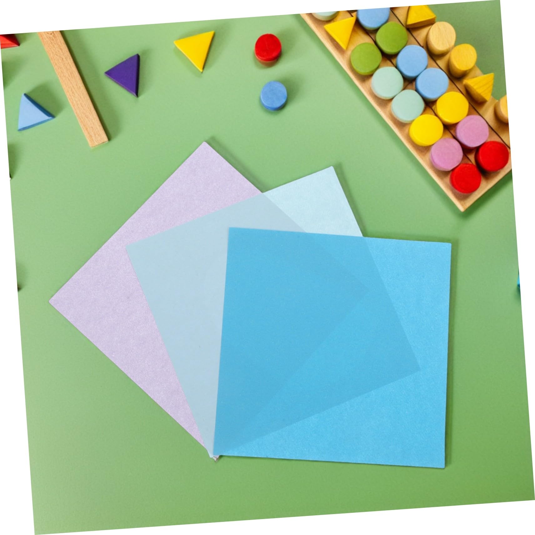 600 Hojas de Papel de Origami Cuadrado de 15 Cm, Doble Cara, para Manualidades Infantiles y Decoración Navideña