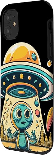 Vista 17 de iPhone 14 Pro Alien Humor, Funny Alien Lover, Funny UFO, Aliens Encounters Case