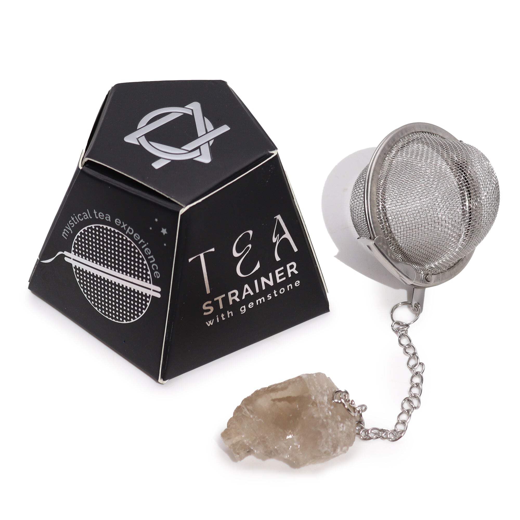Tea Strainer Raw Crystal Smalloky Quartz Gemstone Tea Strainer